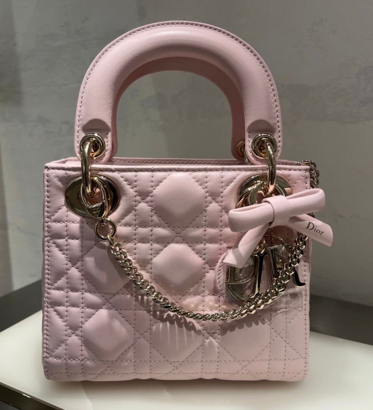 Lady Dior Cannage Medium Bag with Brand Box