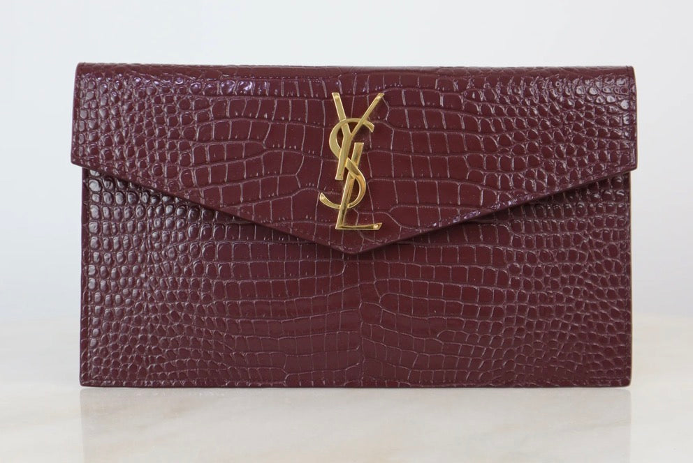 YSL Uptown Pouch with Brand Box