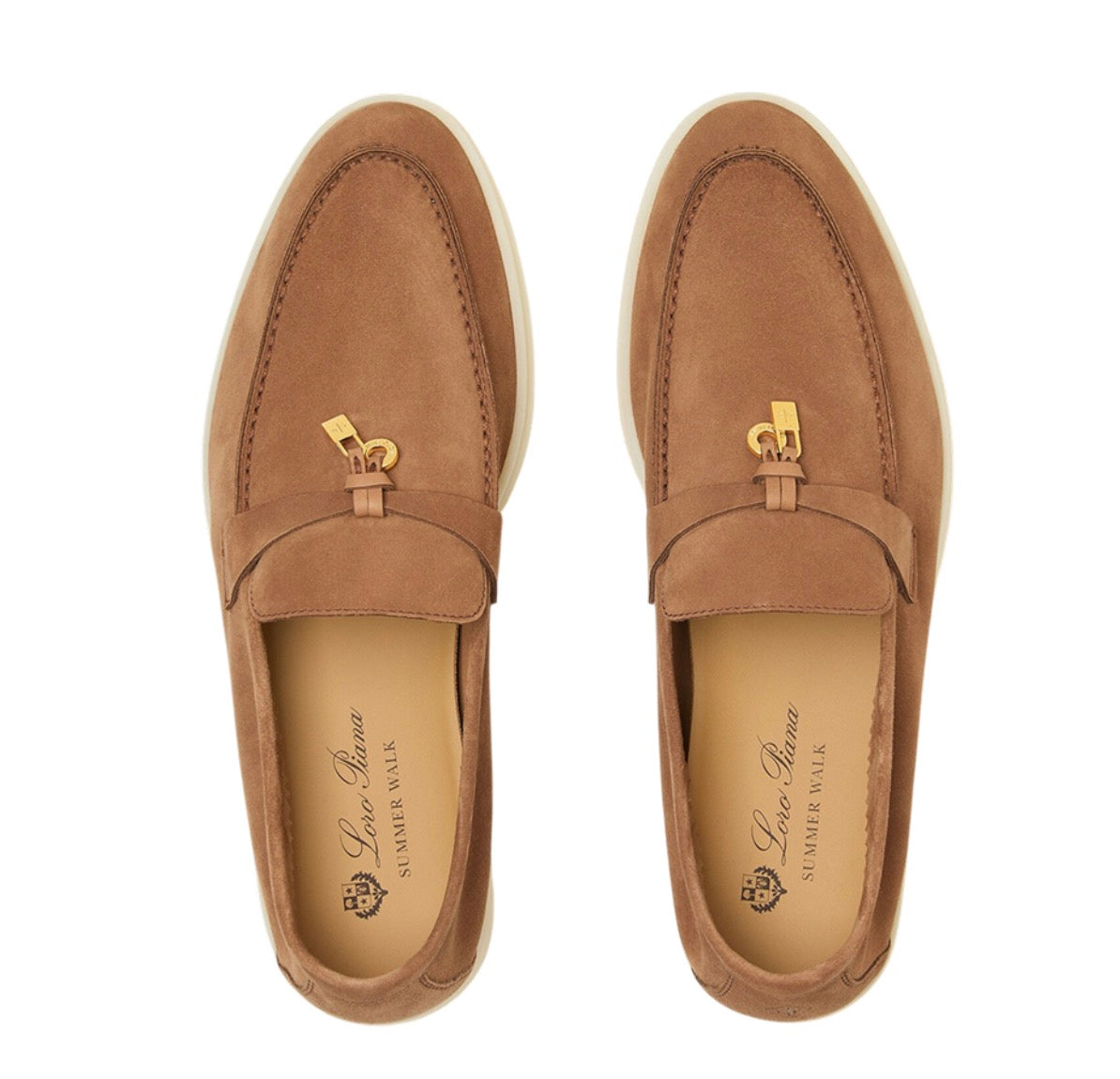 Loro Piana Summer Charms Walk Loafers with Brand Box