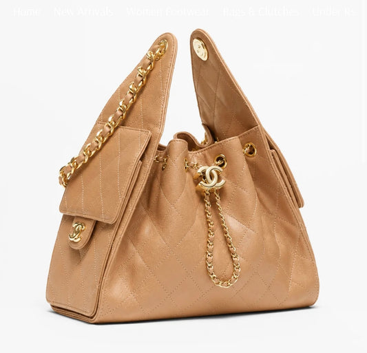 CHANEL 25 Hobo Small with Complete Packaging