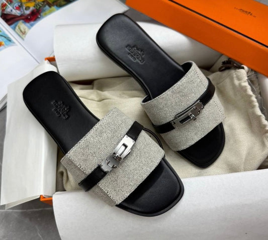 Hermes Gabriel Slides with Brand Box