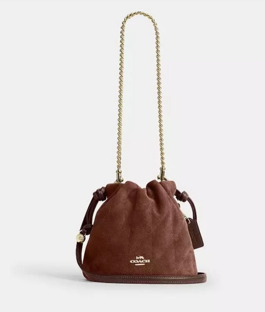 Coach Faye Drawstring Bag with Brand Box