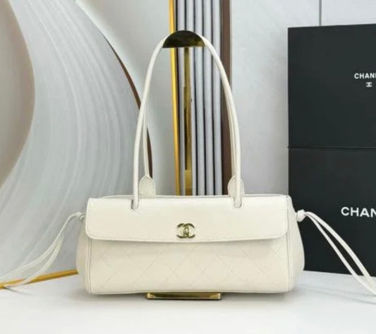 Chanel Vintage Cerf Small Tote with Brand Box