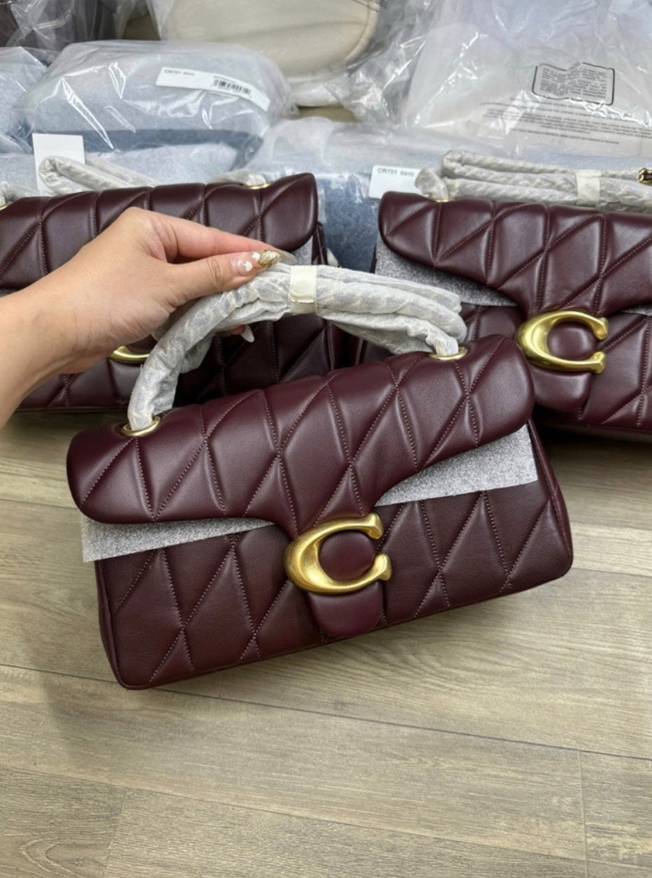 Coach Quilted Tabby with Brand Box