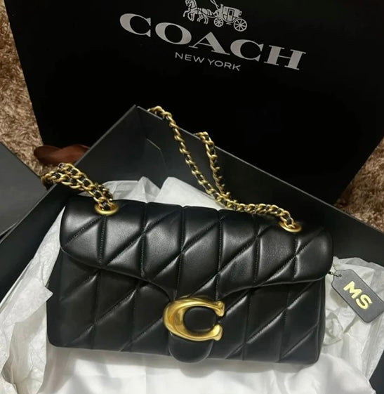 Coach Quilted Tabby with Brand Box