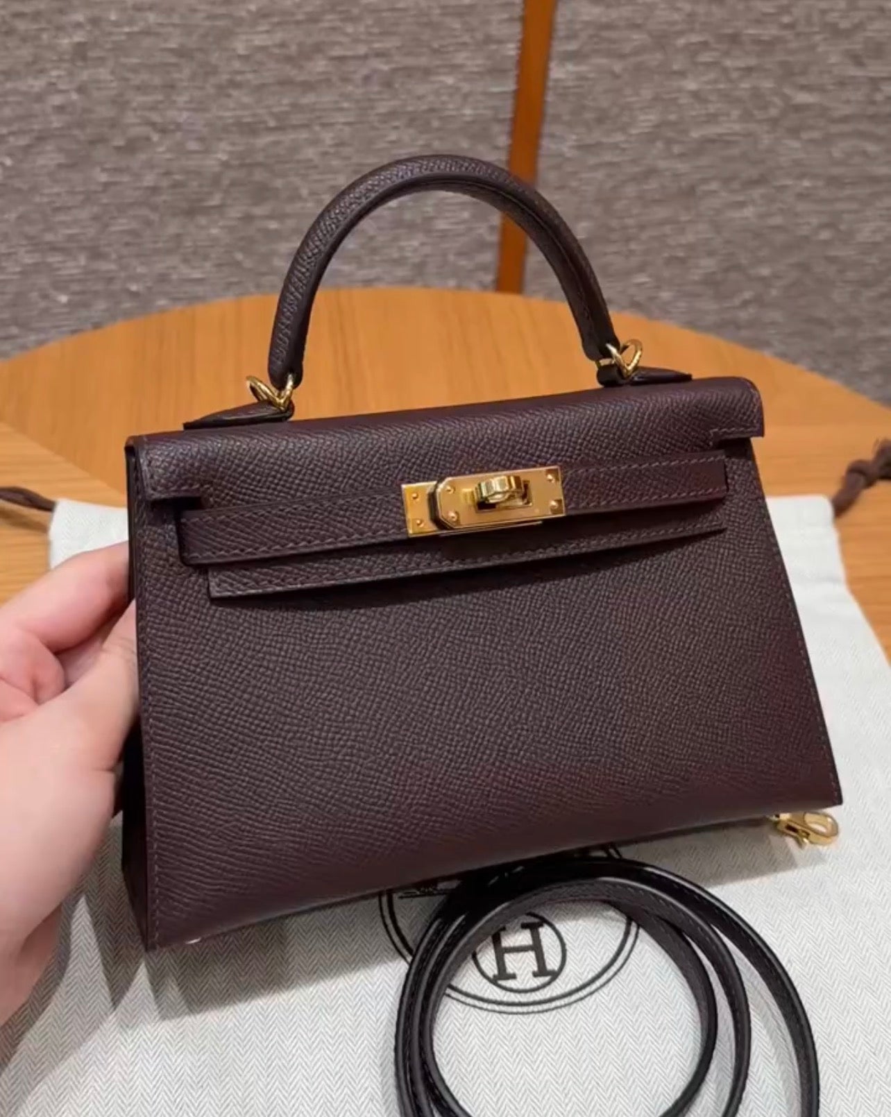 Hermes Kelly with Brand Box