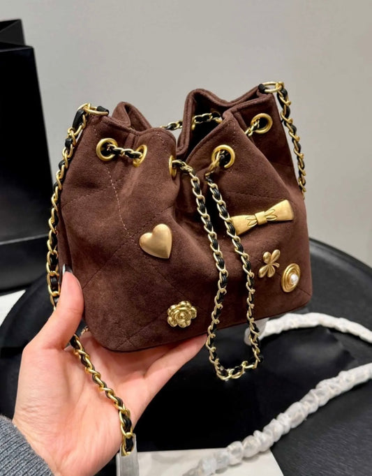 Chanel Drawstring Mini Bag with Brand Box