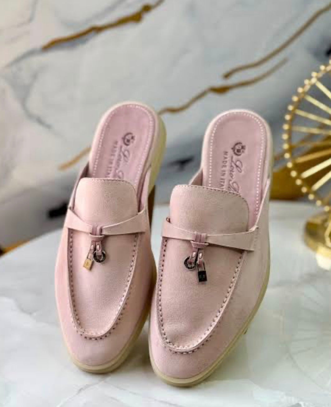Loro Piana Babouche Charms Walk Loafers