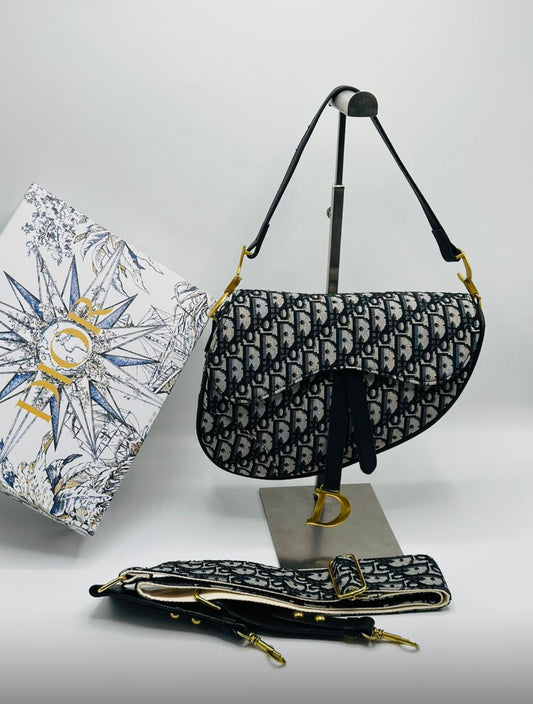 Christian Dior Saddle Bag with Brand Box
