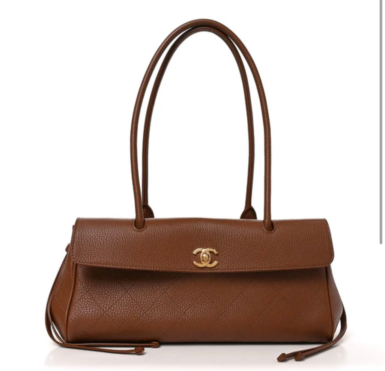Chanel Vintage Cerf Small Tote with Brand Box