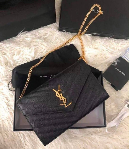 YSL Chain Wallet with Brand Box