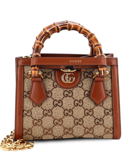 Gucci Diana Mini Tote with Brand Box