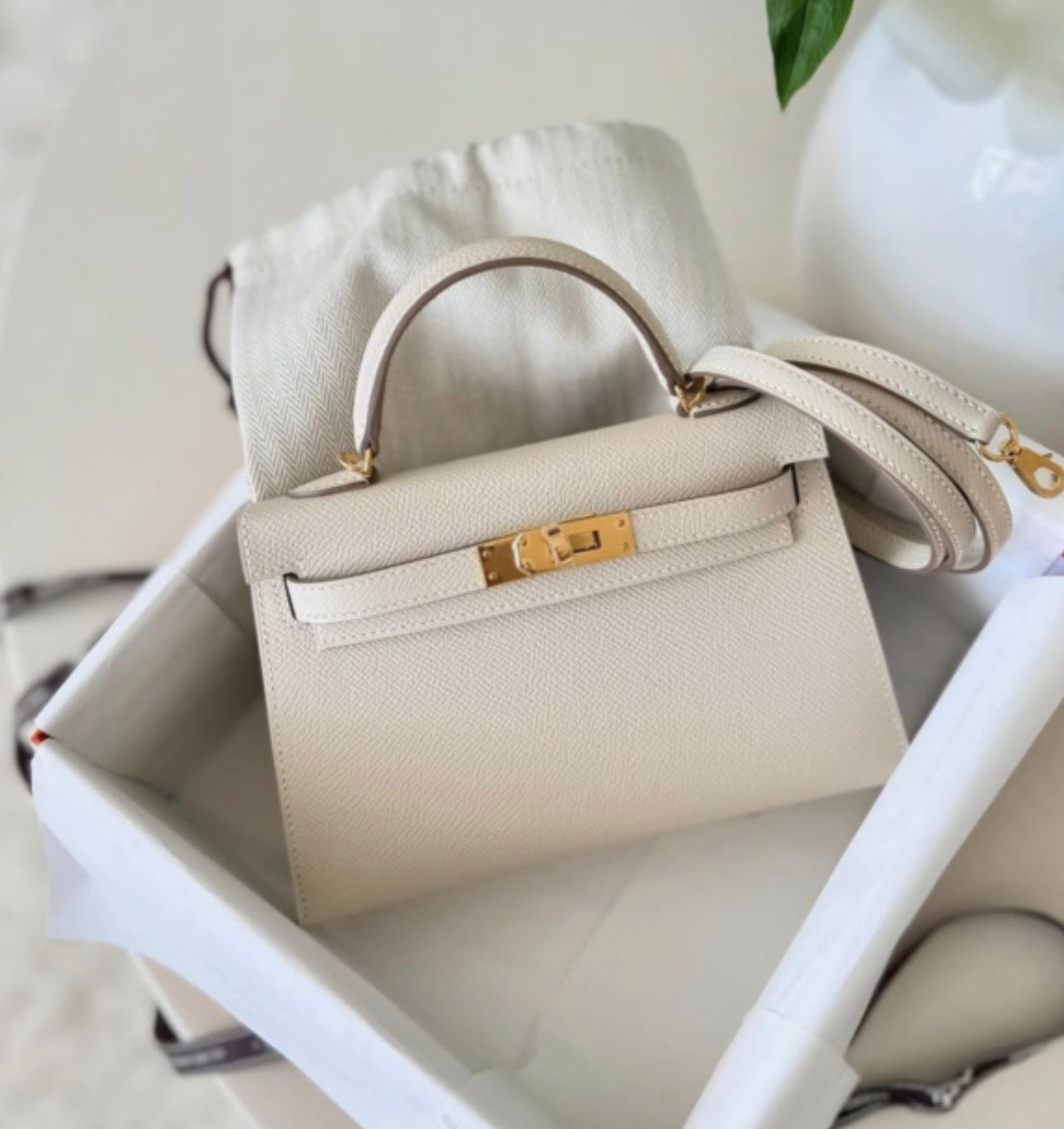 Hermes Kelly with Brand Box