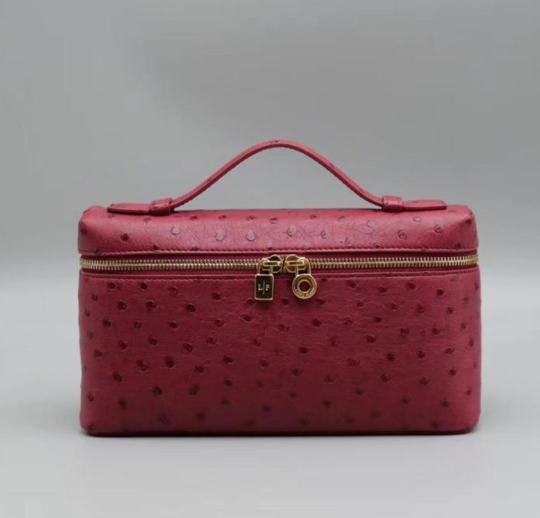 Loro Piana Ostrich Leather with Brand Box