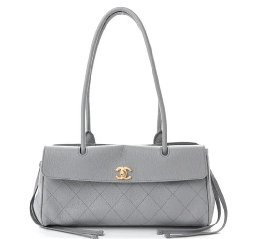 Chanel Vintage Cerf Small Tote with Brand Box