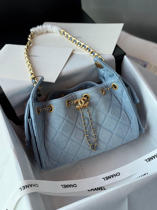 CHANEL 25 Hobo Mini With Brand Box