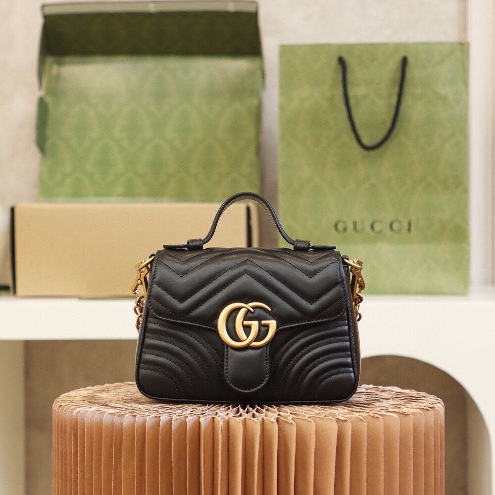 Gucci Marmont Mini Bag with Brand Box