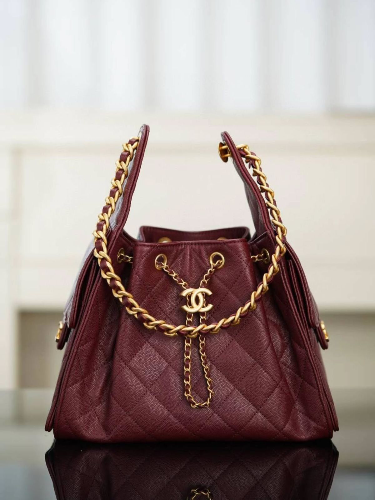 CHANEL 25 Hobo with Complete Packaging